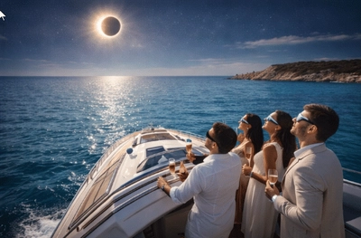 Solar Eclipse 12.08.2026 / Eclipse - Rent Boat